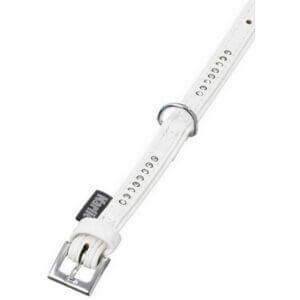 Monte Carlo halsbånd med sten Hvid,