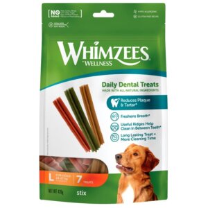 Whimzees Stix tyggeben large 7stk