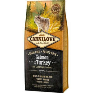 Carnilove Grainfree Dog Large Breed Laks & Kalkun