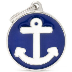 Hundetegn Charms Anchor Big circle
