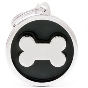 Hundetegn Classic Bone Big circle sort