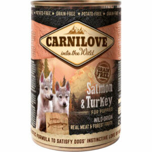 Carnilove Dåsefoder Puppies: Salmon & Turkey 400g