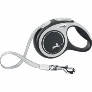 Flexi New comfort bånd Sort M - 5 m