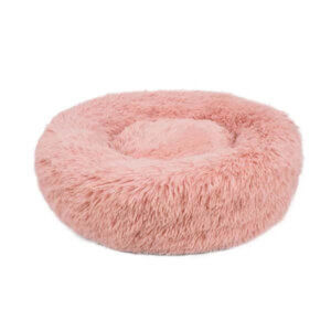 Fluffy Donut seng Pink