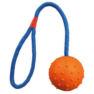 Gummibold med snor Ø 6cm
