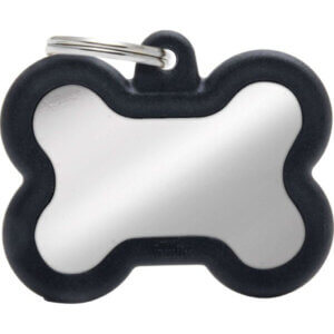 Hundetegn Hush Chrome Big Bone