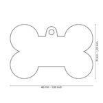 Hundetegn basic bone XL mål