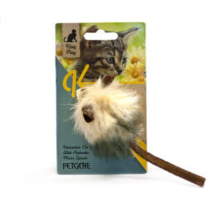 Kitty play Fuzzy mouse med chiplyd