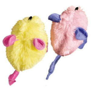 KONG Kitten Mouse (2stk), ass. farver