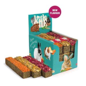 Little One Dental Stick af Enggræs 1 stk. snack til gnavere og kaniner