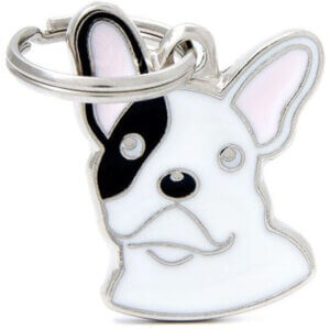 Hundetegn Friends Fransk Bulldog sort  hvid