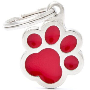 Hundetegn Classic Big Paw rød