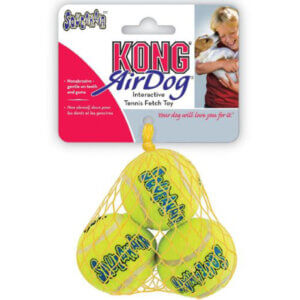 KONG Airdog Squeaker tennisbolde S 3stk