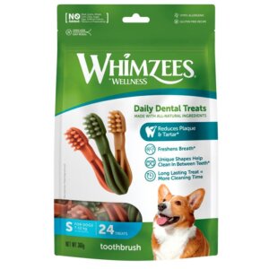 Whimzees Tandbørste tyggeben small 24 stk