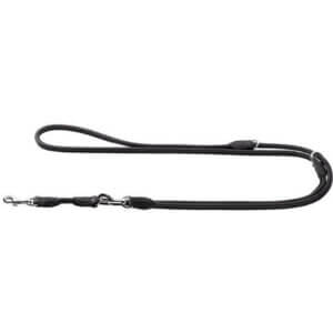 Hunter Elg læder føreline rundsyet Sort 200/0,8cm