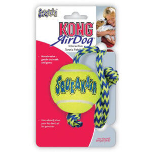 KONG Airdog Squeaker tennisbold m. Reb M