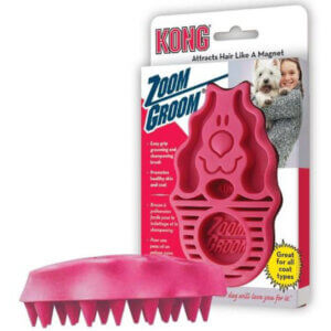 KONG Massage børste raspberry, Hund