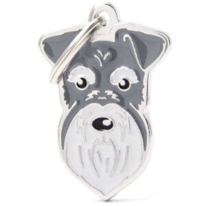 Hundetegn Friends Schnauzer Grå