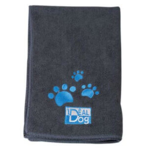 Microfibre håndklæde 2stk 40x60cm grå