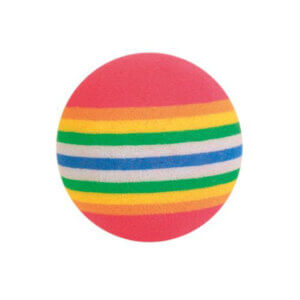 Regnbuebold til kat 1stk