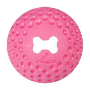 Rogz Gumz aktivitetsbold Puppy Pink