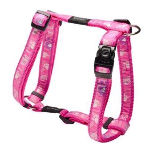 Rogz sele Pink Paw 60-100 cm