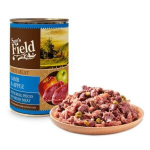 Sam´s Field Kornfri vådfoder Lam og æble 400g