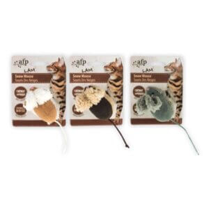 Snow Mouse med catnip ass.