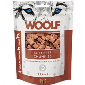 Woolf Grainfree Beef Chunkies 100g