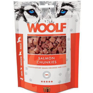 Woolf Grainfree Salmon Chunkies 100g