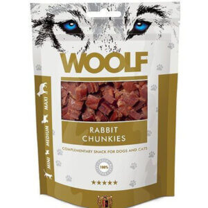 Woolf Grainfree Rabbit Chunkies 100g
