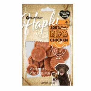 Hapki Chicken Coins BBQ kyllingechips 85g