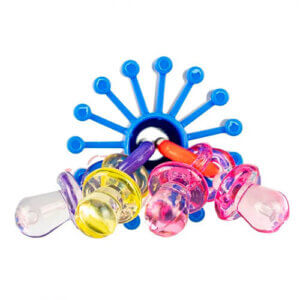 Fugle fodlegetøj med sutter