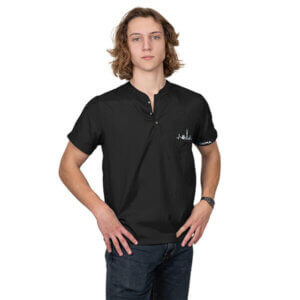 Trimmebluse Figari Sort