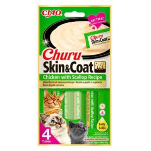 Churu Cat Skin & Coat, Chicken 4stk Dato 05/2025