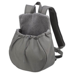 Fronttaske til små hunde, Grå