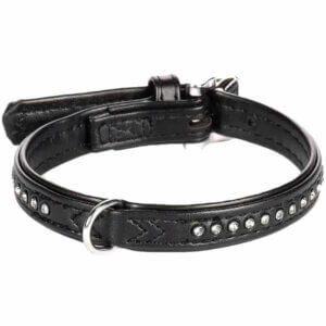 Monte Carlo halsbånd med sten sort