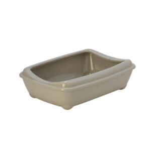 Kattebakke med ramme Warm Grey