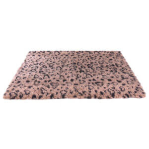 Vet bed Tæppe 75x100cm Leopard Beige