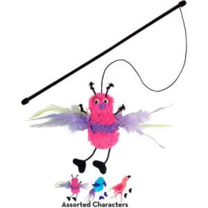 KONG Cat Drillepind Feather Teaser. ass.