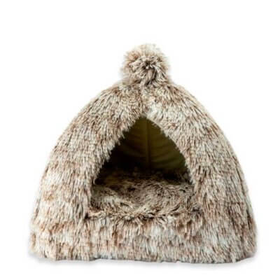 Fluffy-kattehule-Brown-40cm