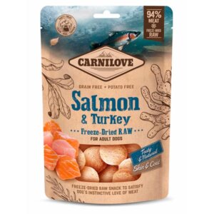 Carnilove Freeze-Dried Raw Snack Salmon & Turkey